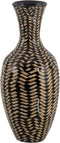 Vaas Zwart Beige 25 x 25 x 59 cm