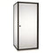 Atlantic Roan - Douchecabine 90x90x190cm - Draaideur met zijwand - Mat zwart