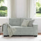 vidaXL - Loveseat - bank - 120 - cm - fluweel - lichtgrijs