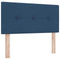 vidaXL - Hoofdbord - met - knopen, - gestoffeerd, - blauw, - 90 - cm