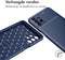 iMoshion Hoesje Geschikt voor Samsung Galaxy A13 (4G) Hoesje Siliconen - iMoshion Carbon Softcase Backcover - Blauw