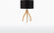 GOOD&MOJO Tafellamp Annapurna - Zwart/Bamboe - Ø36cm - Scandinavisch,Bohemian