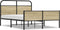 vidaXL - Bedframe - zonder - matras - bewerkt - hout - sonoma - eikenkleur - 120x190cm