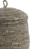 Light&living Mand S/3 met deksel max Ø36x42 cm MANGALA grijs
