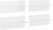 vidaXL - Wandschappen - 4 - st - 40x11,5x18 - cm - hoogglans - wit