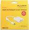 Delock 62604 - Mini DisplayPort naar DVI-I kabel - 20cm - Wit