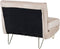 Beliani VESTFOLD - Slaapbank - Beige - Fluweel