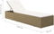 vidaXL - Ligbed - poly - rattan - bruin - en - crèmewit
