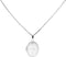 Lilly 102.1145.38 - Ketting met medaillon - 925 Sterling Zilver 38cm - Venetiaanse schakel