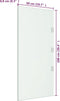 vidaXL - Zijpaneel - voor - deurluifel - 50x100 - cm - gehard - glas - transparant