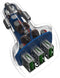 Green Cell CADGC01 - USB-oplader Auto - 3 x USB 2400 mA - Zwart