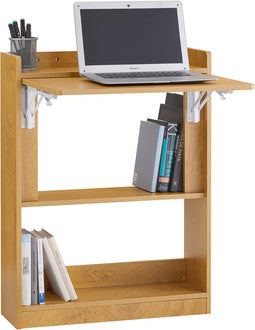 SoBuy FWT92-N - Opvouwbaar Bureau - Houtcomposiet 63x82x20cm - Naturel