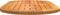 vidaXL - Tafelblad - 100x50x2,2 - cm - Ovaal - Massief - Acaciahout