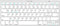 Celly SWKEYBOARDBT - Draadloos Toetsenbord - Stil Typen - Wit