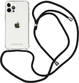 iMoshion Hoesje Geschikt voor iPhone 12 Pro / 12 Hoesje Met Koord - iMoshion Backcover met koord - Transparant
