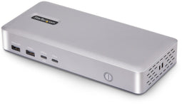 Startech.com 155UE-USB4-DOCK - USB4 Docking Station - Dual HDMI 4K 60Hz 100W PD - Zilverkleurig