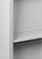 Tijdschriftenkast 195x100x42cm met onderkast Zwart