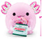 ZURU Snackles Series 2 - Axolotl Abbie - Knuffel 38 cm - Krispy Kreme