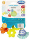 Playgro Twirly Whirly - Bijtspeeltje en Rammelaar - Diverse texturen en geluidjes - Multicolor