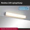 Paulmann Nembus - LED-wandlamp IP44 3000K 600lm 9W Chroom