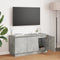 vidaXL - TV-kast - Betonnen - Grijs - 100x38x49 - cm - Gelaagd - Hout