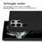 Accezz Galaxy S22 Ultra - Premium Leather Card Slot Backcover - Echt Nappa leer - Zwart