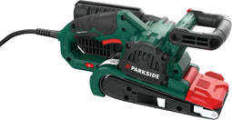 Parkside Bandschuurmachine PBS 600 A1 - 600W - Bandsnelheid 170-250 m/min - Schuuroppervlak 75 x 140 mm - Stofafzuiging met stofbox - Bandafmetingen 75 x 457 mm