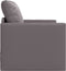 vidaXL - Vloersofa - Bed - 2-in-1 - Grijs - 74x77x81 - cm - Faux - Leer