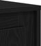 vidaXL - Zijtafel - Zwart - Eiken - 102x35x60 - cm - Bewerkt - Hout