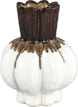 PTMD Bloempot Fenna - 27x27x35 cm - Keramiek - Bruin