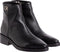 Calvin Klein Tapered Block Heel - Enkellaarzen - Leer - CK Black - Maat 38