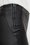 Object Objbelle MW Coated Leggings - Dames Legging met knipbare lengte - Zwart
