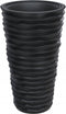 vidaXL - Plantenbak - met - uitneembare - bak - geribbeld - 8/22 - L - PP - antraciet