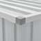 vidaXL - Tuinbox - 109x67x65 - cm - grijs