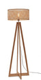 GOOD&MOJO Vloerlamp Java - Bamboe - 50x50x145cm - - Staande lampen voor Woonkamer - Slaapkamer