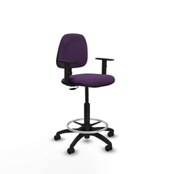 Piqueras y Crespo B1D01RP - Bureaustoel - Hoogteverstelbaar met armleuning - Paars