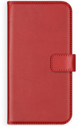 Selencia Galaxy A51 - Echt Lederen Bookcase - 3 Pashouders - Rood