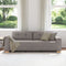 vidaXL - Bank - Taupe - Stof, - Hout - Middelgroot - Duurzaam - Taupe - Bank