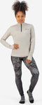 Rogelli Sage - Hardloopshirt - Lange Mouwen - Dynatherm Flex - Taupe/Zwart - Maat 2XL