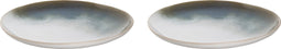 Palmer Bord Nordic 28.5 cm Groen Wit Stoneware 2 stuks