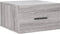 vidaXL - Nachtkastjes - 2 - st - wandgemonteerd - 35x35x20 - cm - grijs - sonoma - eiken