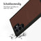 Accezz Galaxy S22 Ultra - Premium Leather Card Slot Backcover - Echt Nappa leer - Bruin