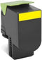 LEXMARK 802XYE - Tonercartridge - Hoog rendement 4000 pagina's - Geel (1-pack)