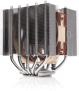 Noctua NH-D12L - CPU Koeler - 5 Heatpipes - 4 pins (PWM) - Geluidssterkte min. 18,8dB(A) (max. 22,6dB(A)) - Rotatiesnelheid min. 450rpm