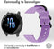 iMoshion Nylon 22 mm bandje – Geschikt voor Garmin Venu 2 / Fenix 7 Pro / 7 / 7s / 6 Pro / 6 / Vivoactive 4 / Polar Grit X Pro / X / Vantage M2 / V2 - Paars