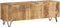vidaXL - Tv-meubel - 110x30x40 - cm - massief - mangohout