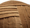 Dutch Decor GIDI - Kussenhoes 45x45 cm - velvet - effen kleur - Tobacco Brown - bruin - met rits