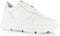 PS Poelman JARA - Dames sneakers - Chunky zool 4 cm - Wit