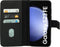 Mobiparts - Leather 2 in 1 Wallet Case - Samsung Galaxy S23 FE - Uitneembare backcover - Zwart