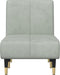 vidaXL - Chaise - longue - fluweel - lichtgrijs